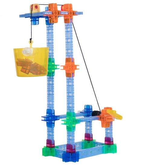 77 Piece Brackitz Pulley Set - Where The Sidewalk Ends Toy Shop