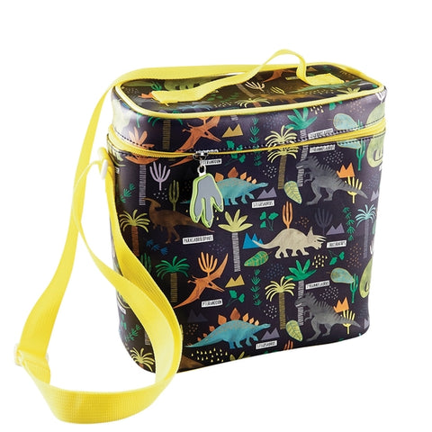 Dinosaur Lunch Bag with Detachable Strap and Bottle Holder - Where The Sidewalk Ends Toy Shop