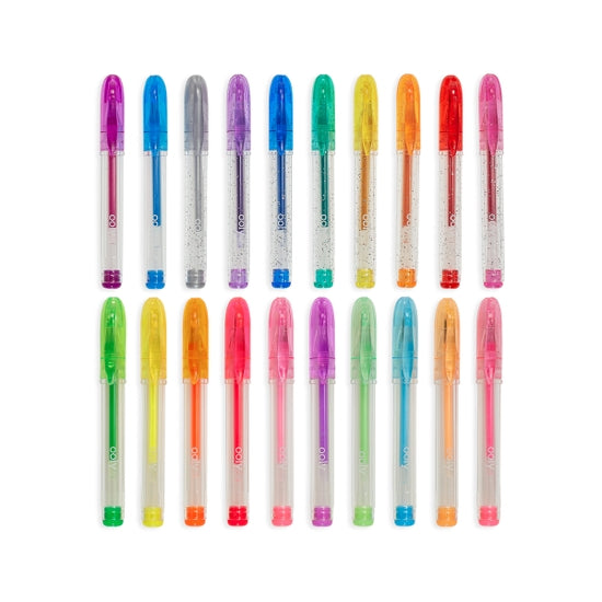 Mini Doodlers Fruity Scented Gel Pens - Set of 20 - Where The Sidewalk Ends Toy Shop