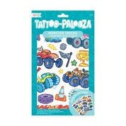 Tattoo-Palooza Temporary Tattoos - Monster Truck - 3 Sheets - Where The Sidewalk Ends Toy Shop