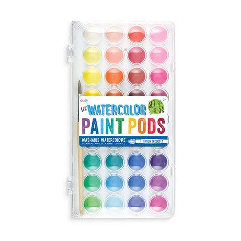 Lil' Paint Pods Watercolor Paint - Set of 36 - Where The Sidewalk Ends Toy Shop