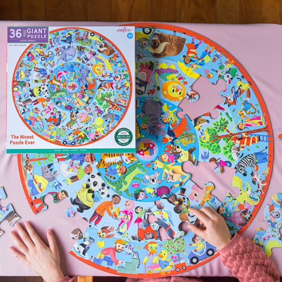 Good Deeds 36 Piece Giant Round Puzzle - Where The Sidewalk Ends Toy Shop