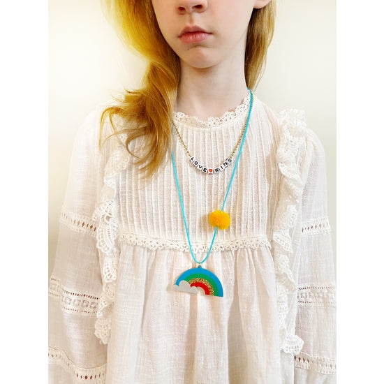 Rainbows Are Awesome Necklace - Where The Sidewalk Ends Toy Shop
