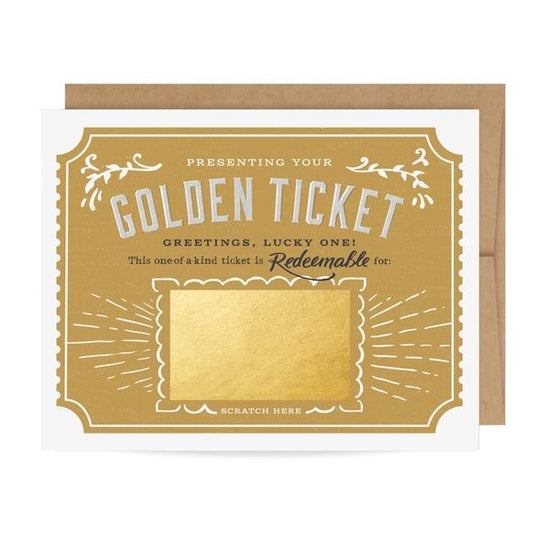 Golden Ticket Scratch-off - Where The Sidewalk Ends Toy Shop