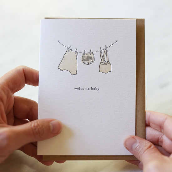 Baby Clothes Card - Where The Sidewalk Ends Toy Shop