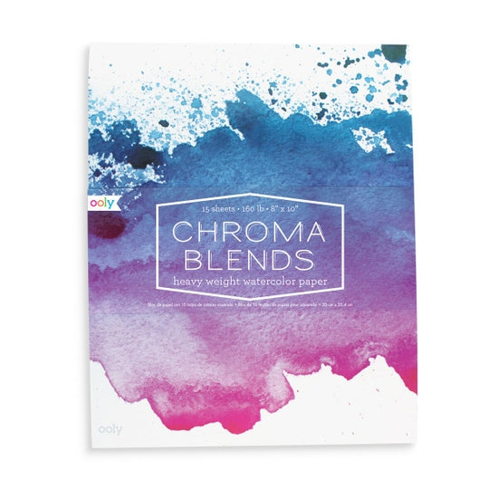 8" x 10" Chroma Blends Watercolor Pad - Where The Sidewalk Ends Toy Shop