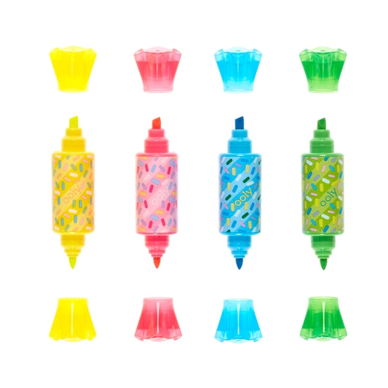 Sugar Joy Scented Double-Ended Highlighters (Set of 4) - Where The Sidewalk Ends Toy Shop