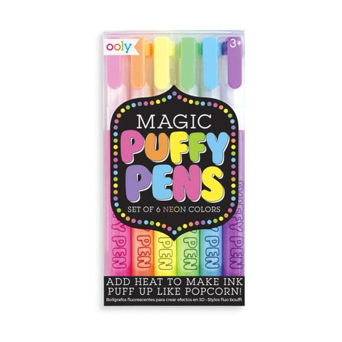 Magic Neon Puffy Pens - Where The Sidewalk Ends Toy Shop