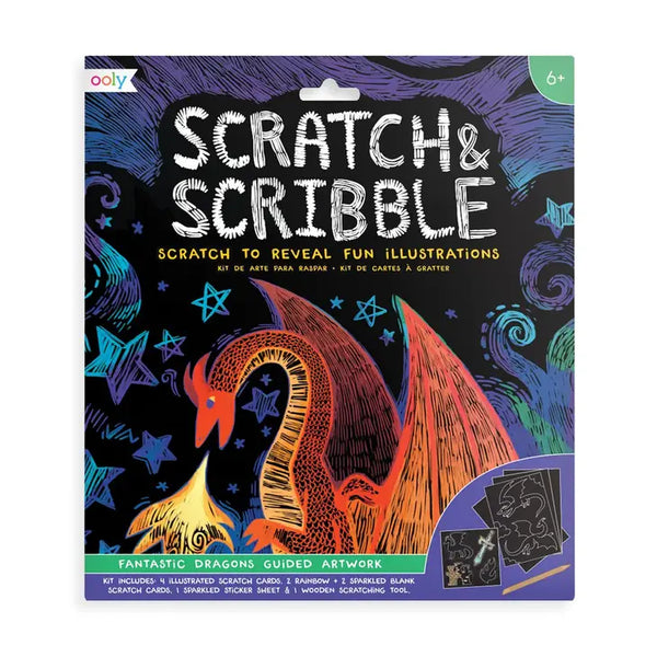 Scratch & Scribble - Fantastic Dragons - Where The Sidewalk Ends Toy Shop