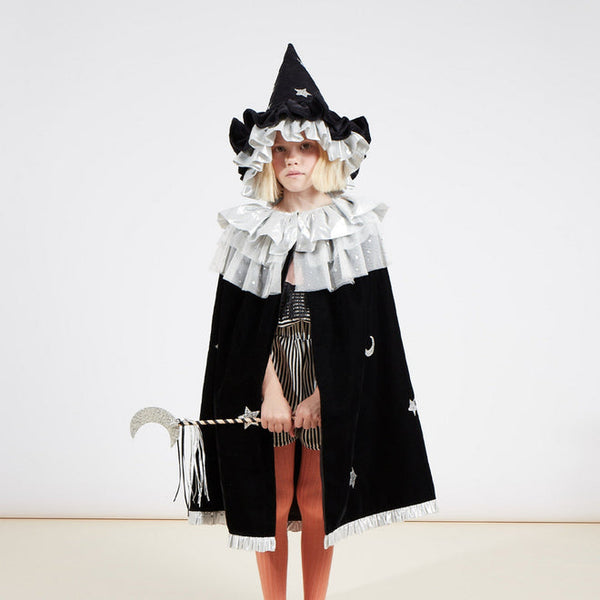 Velvet Witch Cape & Wand - Where The Sidewalk Ends Toy Shop