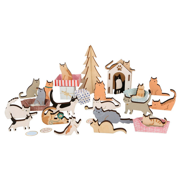 Cat Advent Calendar Suitcase - Where The Sidewalk Ends Toy Shop