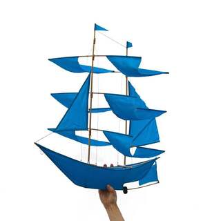 Sailing Ship Kite -Azure - Where The Sidewalk Ends Toy Shop